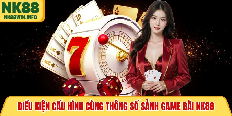 Điều kiện cấu hình cùng thông số sảnh game bài NK88