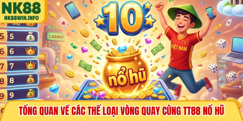 Tổng quan về các thể loại vòng quay cùng TT88 nổ hũ