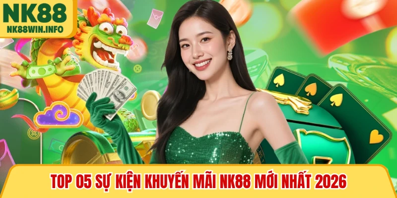 Top 05 sự kiện khuyến mãi NK88 mới nhất 2026